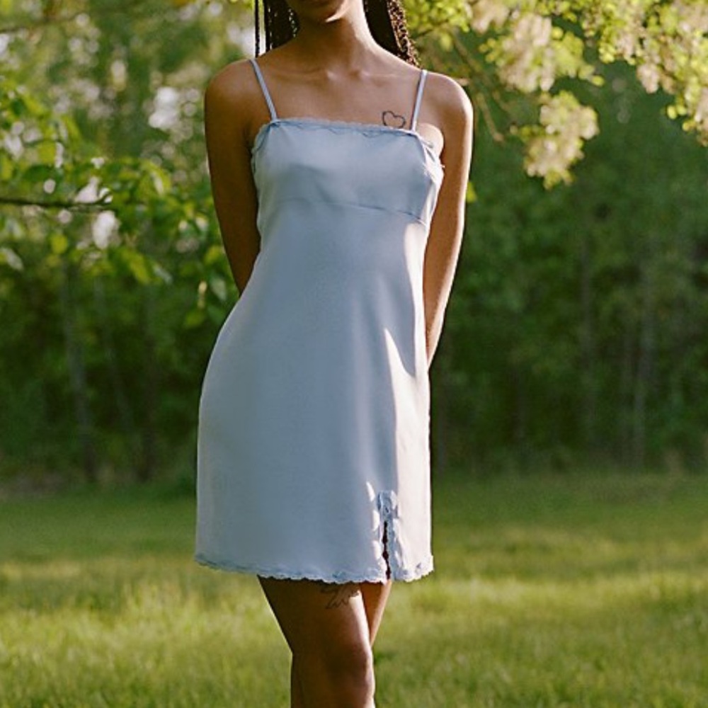 Urban Outfitters Lani Lace Trim Mini Dress - Picture 12 of 12